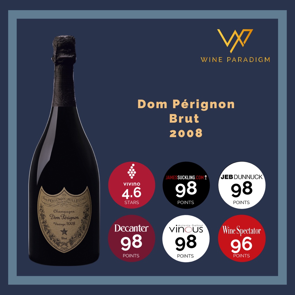 Dom Perignon 2008 Brut Champagne 750Ml - Premium Sparkling Wine