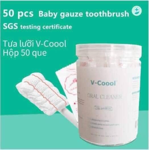 Rơ lưỡi cho bé Vcool- tưa lưỡi vcool