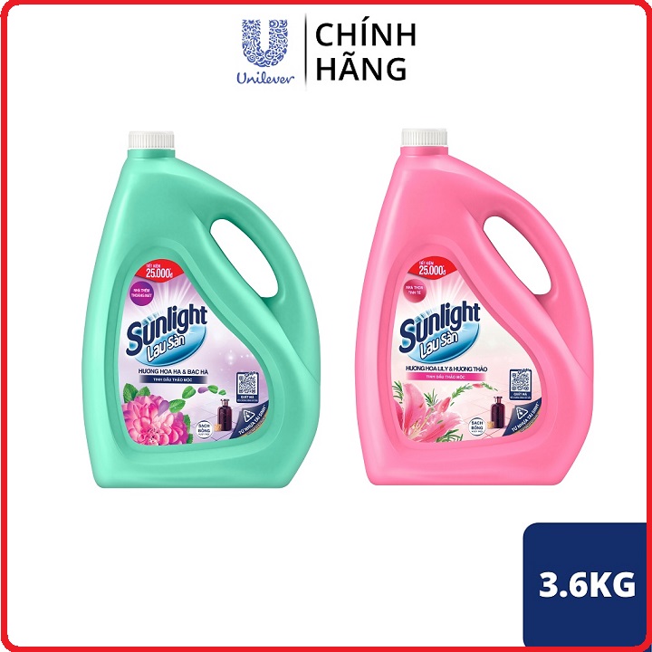 Nước Lau Sàn Sunlight CAN 3.6kg - cam kết hàng đúng mô tả chất lượng đảm bảo an toàn đến sức khỏe người sử dụng đa dạng mẫu mã màu sắc kích cỡ