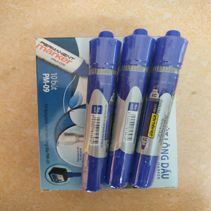 Bút Lông Dầu Thiên Long Hộp 10 Bút