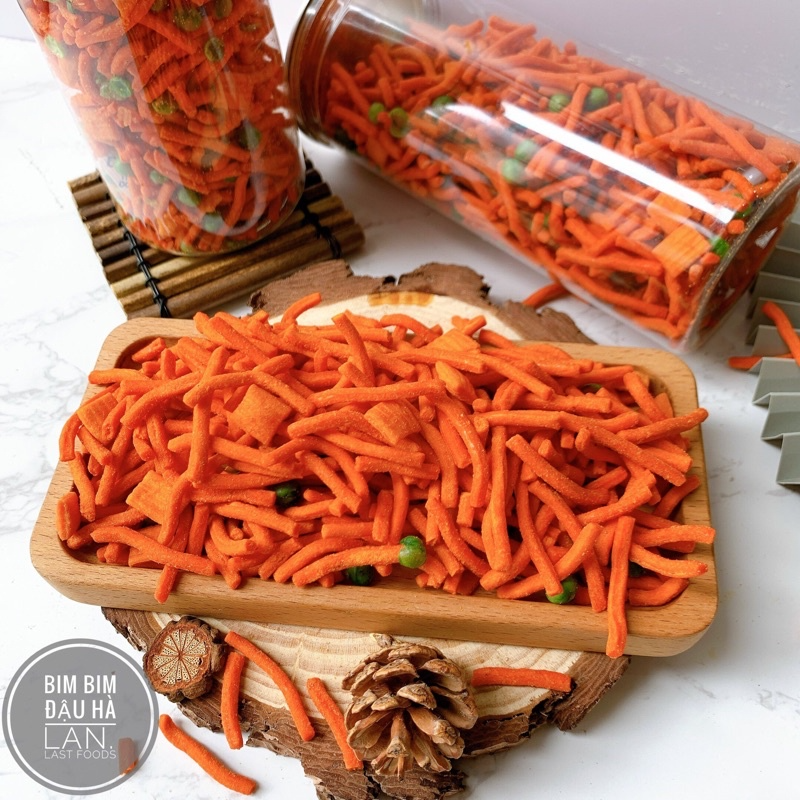 350gr Bim bim que đậu hà lan , đồ ăn vặt ngon, an toàn vệ sinh
