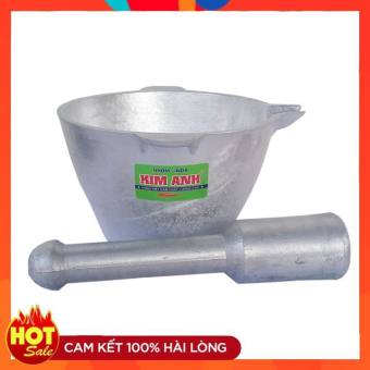 ❤️❤️FREESHIP❤️❤️ Bộ Cối Chày Gang Nguyên Khối Hàng Đẹp Loại 1