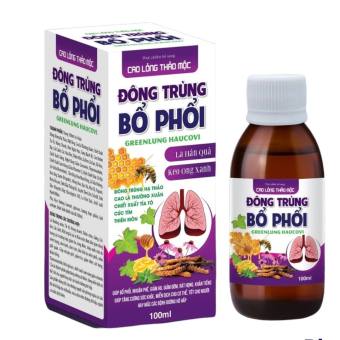 Siro Đông Trùng Bổ Phổi- Giúp Bổ Phổi, Nhuận Phế, Giảm Ho, Giảm Đờm,Rát Họng, Khàn Tiếng, Tăng Cường Sức