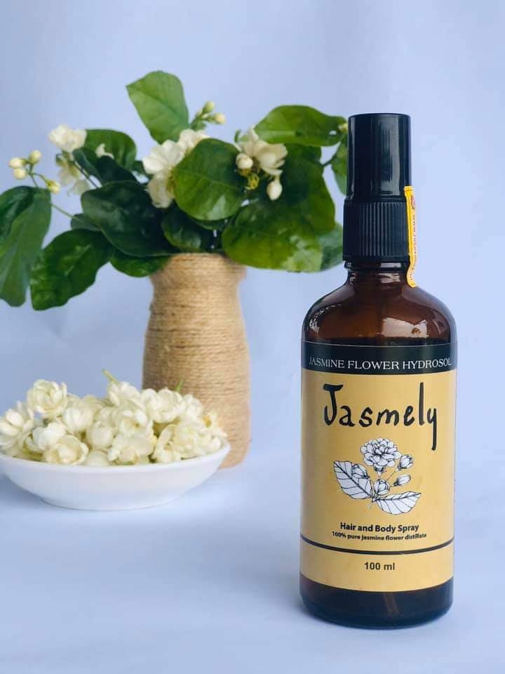 Nước cất hoa nhài Jasmely thương hiệu karose 100ml, xịt mặt dưỡng da, cấp ẩm, xịt tóc, làm thơm cơ thể.