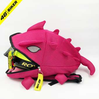 Giá Tốt-Balo khủng long màu hồng tím , balo tắc kè màu hồng tím , balo đựng fullface màu hồng tím,balo đựng 3/4 màu hồng tím, balo đựng nón bảo hiểm,balo khủng long phản quang