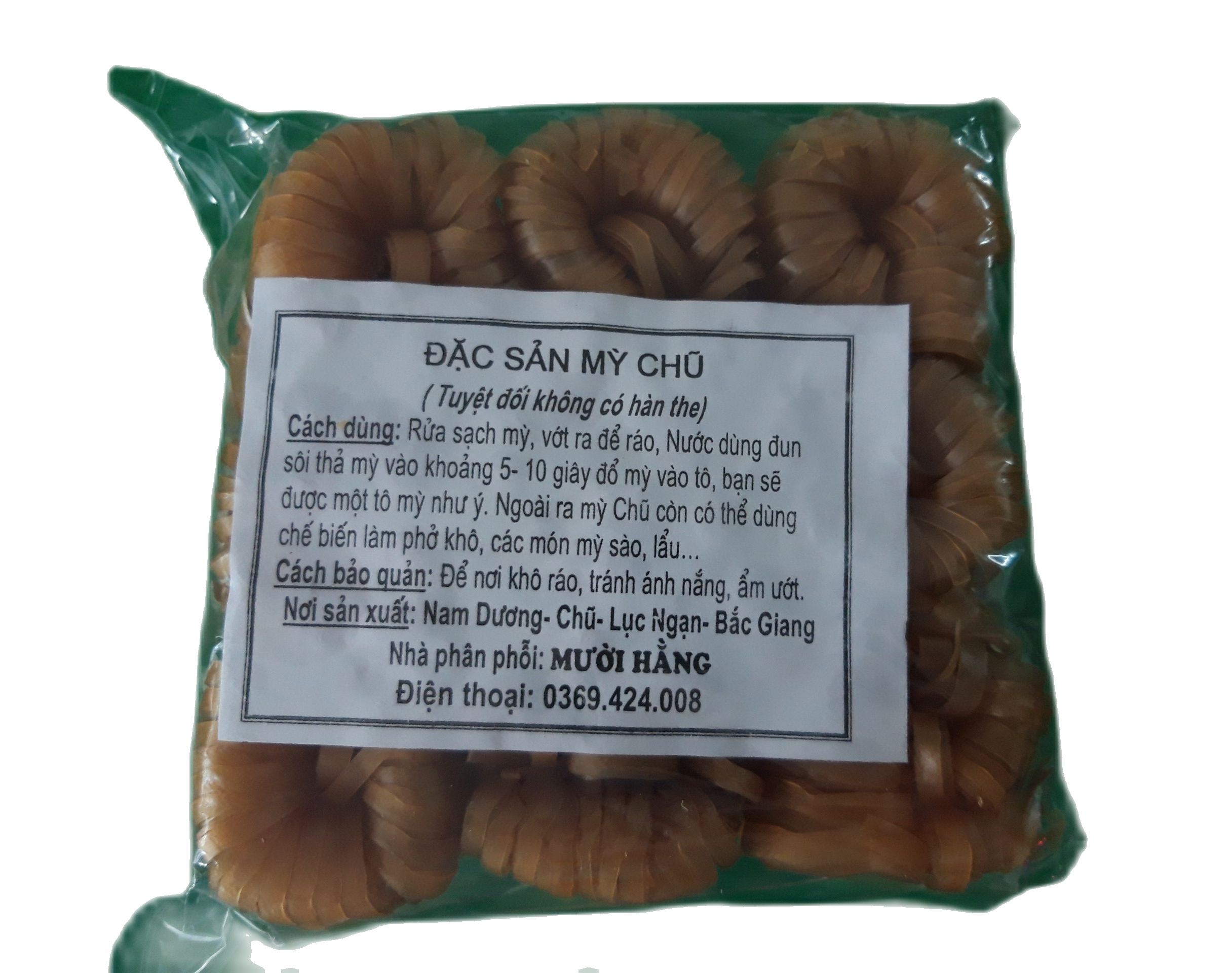 Mỳ chũ đặc sản bắc giang 400g