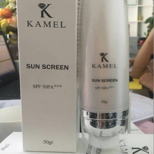 Kamel kem chống nắng vật lý spf 50 pa+++ sun screen bảo vệ và làm trắng da