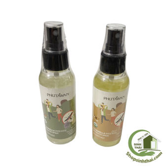 Chai xịt chống muỗi Thái Lan, xịt đuổi muỗi hương xả - Dùng cho cả bà bầu và trẻ em