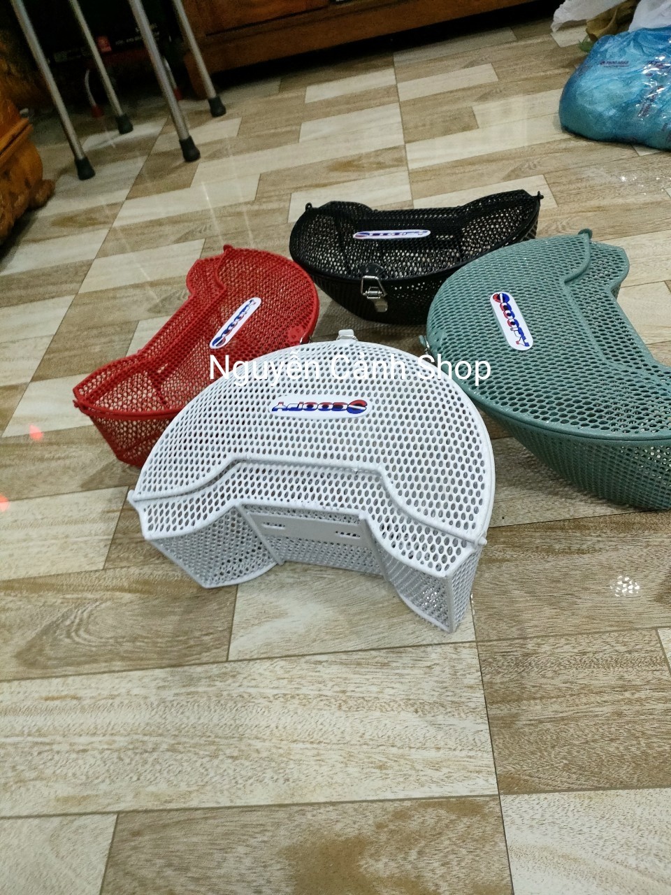 Rổ xe scoopy 110 đời 2016-2021 kiểu dán cực đẹp và dễ thương
