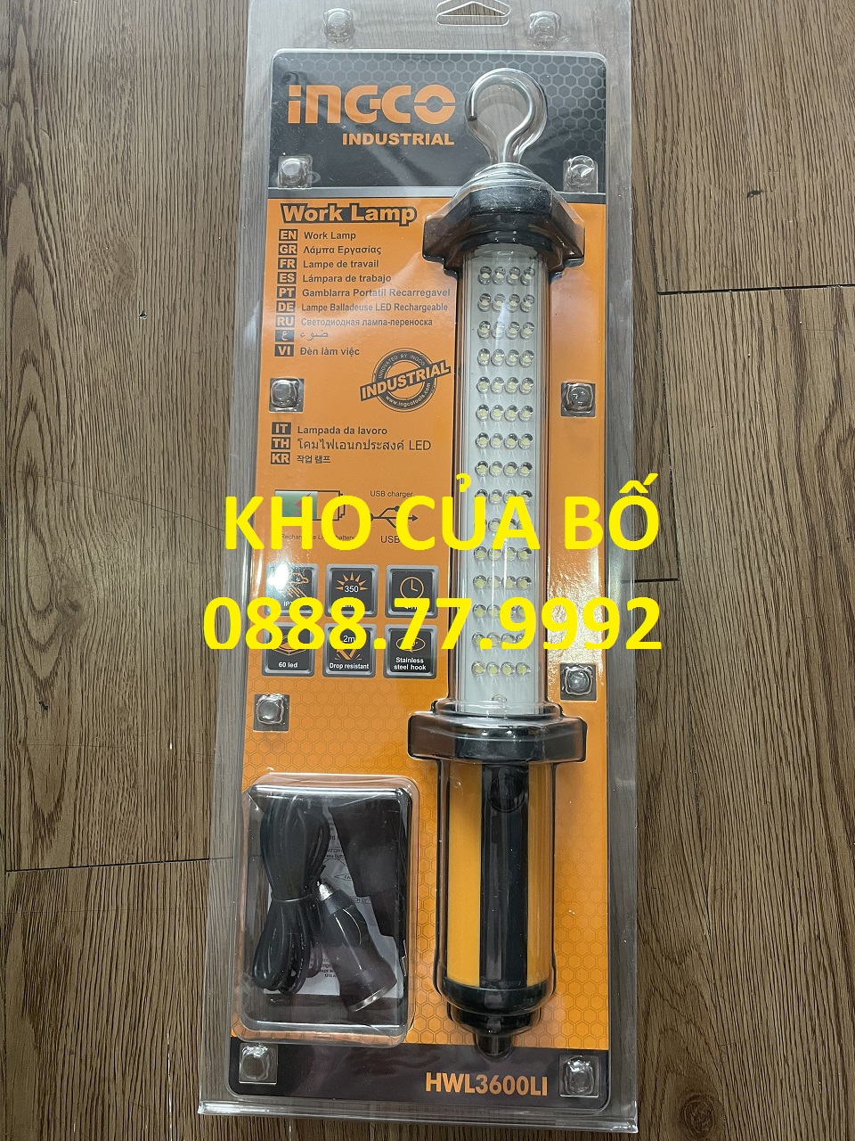 Đèn làm việc ingco hwl3600li