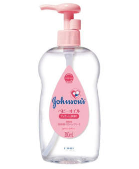 DẦU DƯỠNG DA VÀ MASSAGE CHO BÉ JOHNSON BABY NHẬT BẢN (CHAI 300ML - DÒNG MÀU HỒNG HƯƠNG THƠM DỊU)