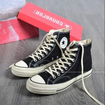 Giày Converse 1970s Nam Nữ cao cổ màu đen ( Tặng túi converse + bill + tất)