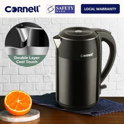 Cornell 1.5L Cool Touch Double Wall Cordless Kettle, with full inner Stainless Steel (1)