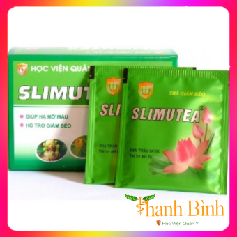 Trà giảm cân giảm béo, giảm mỡ máu Slimutea Học Viện Quân Y (20 túi)
