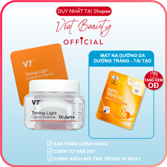 Kem V7 Toning Light Dr.Jart+ 50ml HÀN QUỐC mẫu hộp vuông 2019 .