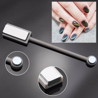 Thanh nam châm hơ sơn gel 2 đầu vuông tròn mắt mèo trang trí chăm sóc móng shop AZnails