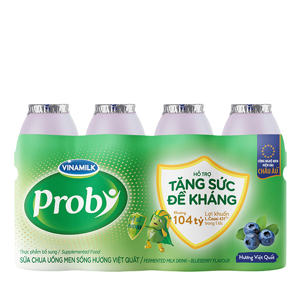 2 thùng sữa chua uống probi việt quất chai x 130ml - 24 chai thùng yogurt 4 2 thùng sữa chua uống probi việt quất chai x 130ml - 24 chai thùng yogurt 4