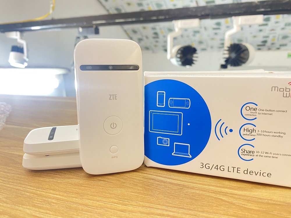 Cục phát wifi bỏ túi từ sim 3g 4g 5g chất lượng tốt chạy bằng pin, zte mf65