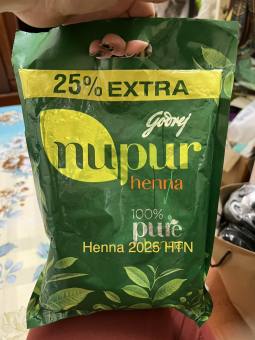 Bột henna nhuộm tóc phục hồi, tóc bạc nguyên chất 400g