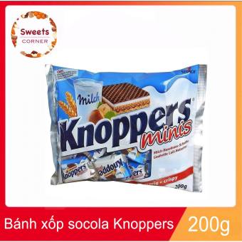BÁNH XỐP SOCOLA KNOPPERS MINIS 200G