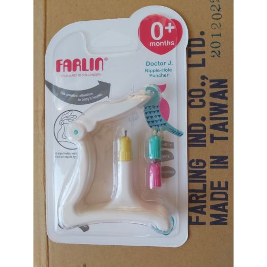 ⊕ Dụng Cụ Dập / Đục Lỗ Núm Ti FARLIN - Bấm Núm Ty Bình Sữa