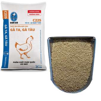 1kg Thức Ăn Cho Gà Con 1kg C225 Cám Con Cò Cho Gà Từ 1 - 42 Ngày Tuổi