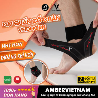 Đai Bảo Vệ Cổ Chân Veidoorn Có Đai Trợ Lực Tập Gym, Đai Bó Cổ Chân Bảo Vệ Mắt Cá (1 Đôi) - AMBERVIETNAM VCC002