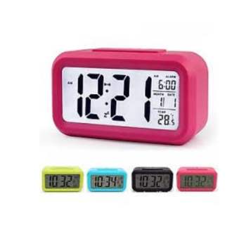 Đồng hồ báo thức điện tử kỹ thuật số để bàn với đèn LED nền cảm biến đa chức năng Loại Tốt