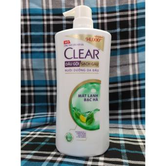 Dầu Gội Sạch Gàu Clear Mát Lạnh Bạc Hà - 882Ml