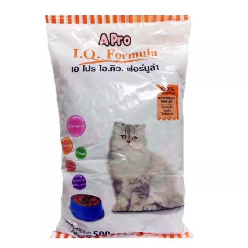 [Có sẵn] [Chính hãng] Thức Ăn Hạt Cho Mèo Lớn APRO CAT IQ, Gói 500g