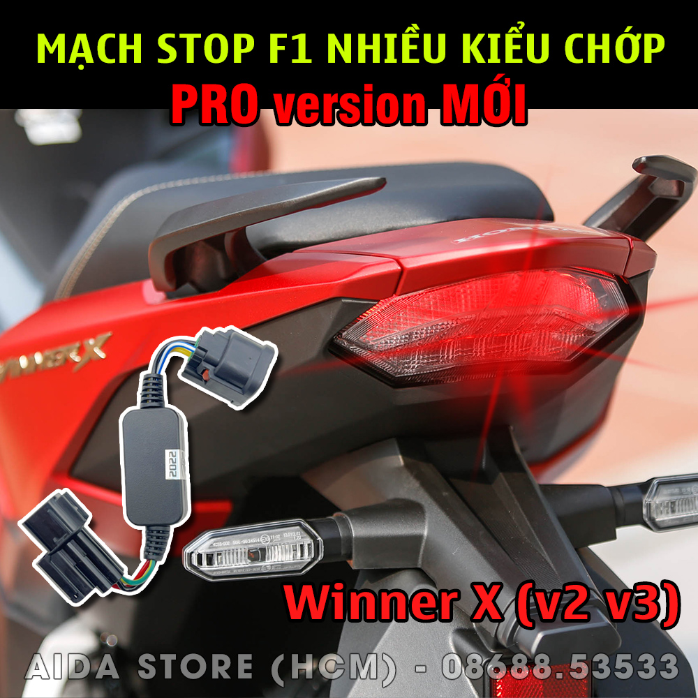 [HCM] RSX150 - WINNER X [PRO NEW] Bộ mạch sẵn giắc zin tạo chớp stop F1 (Winner v2 v3)