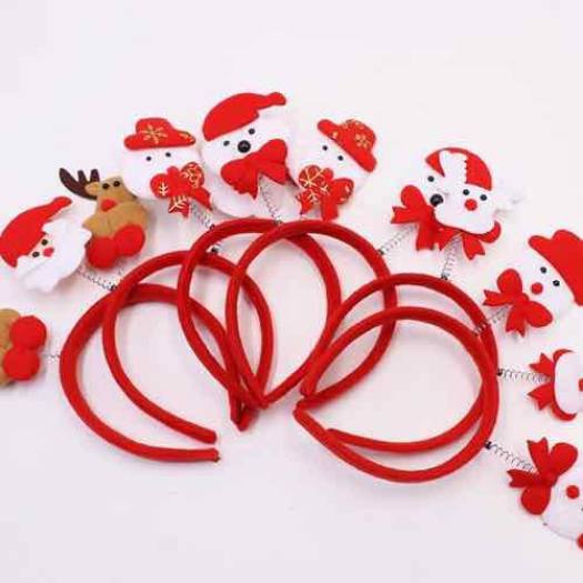 Bờm cài tóc noel lấp lánh dễ thương giao ngẫu nhiên