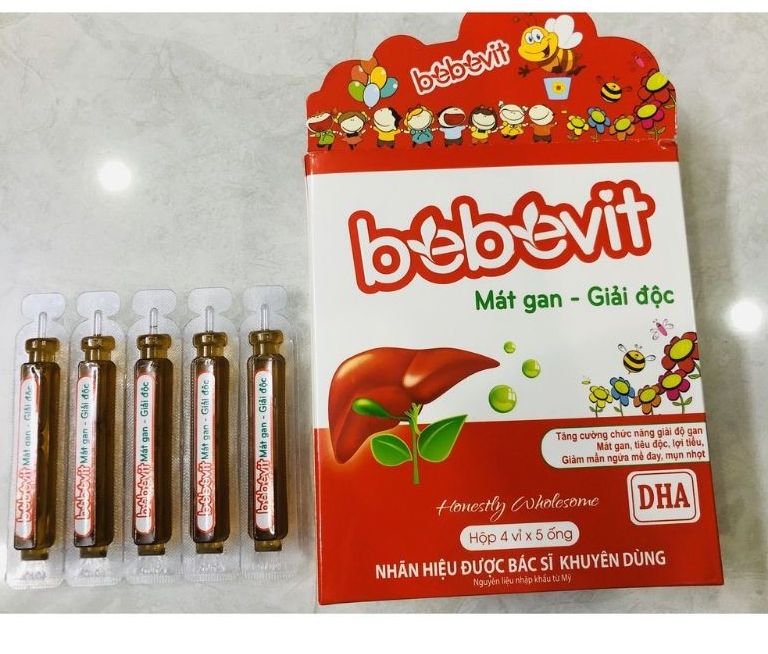 Bebevit Mát gan - Giải độc Thanh nhiệt, giải độc gan, mát gan, tăng cường chức năng gan trong các trường hợp: gan nhiễm mỡ, xơ gan, viêm gan