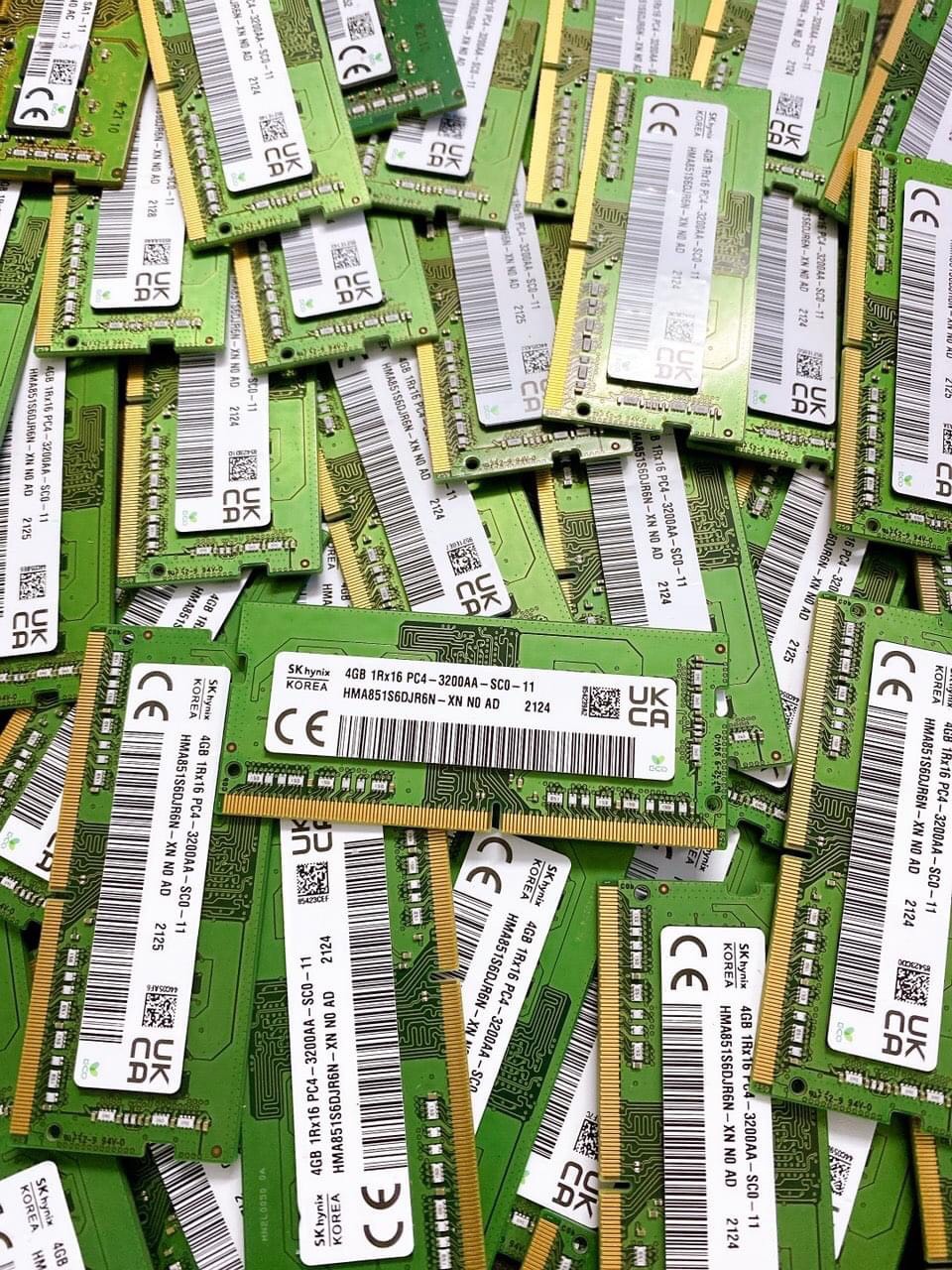 Ram laptop ddr4 16gb bus 2133 2400 2666 3200 samsung / hynix/ kingston ... nhiều hãng - bảo hành 2 năm đổi mới
