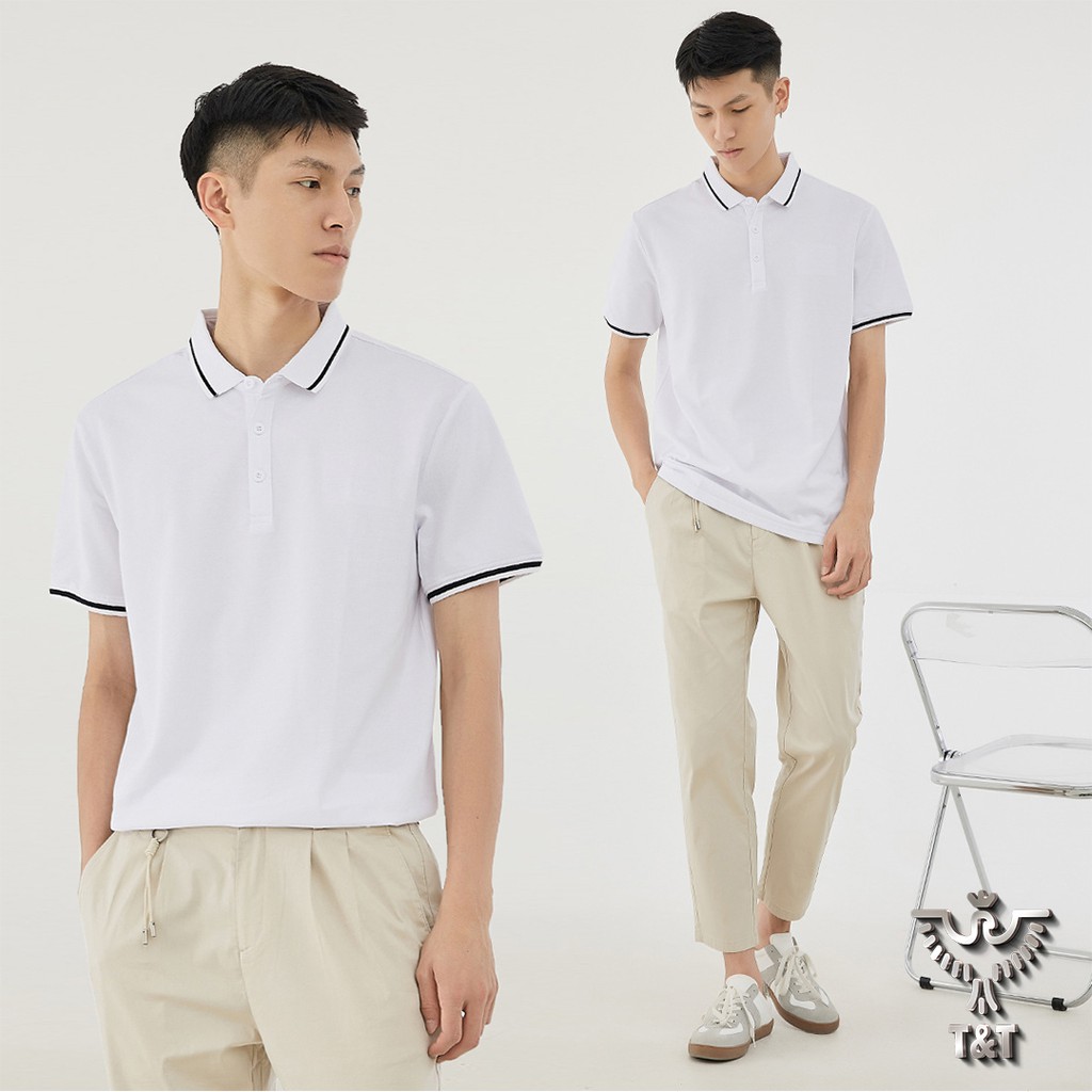 Áo thun nam cổ đức ngắn tay vải thun cá sấu
