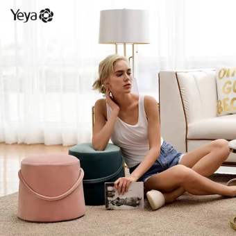 YEYA Ghế Đẩu Nhỏ, Ghế Đẩu Chiếu Tatami, Phòng Ngủ, Ghế Đẩu Nhỏ Bằng Gỗ, Ghế Nhỏ Gia Dụng, Ghế Lười