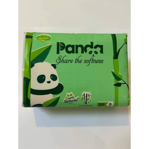 1 thùng giấy ăn gấu trúc( xanh) ( 1 thùng 30 gói)