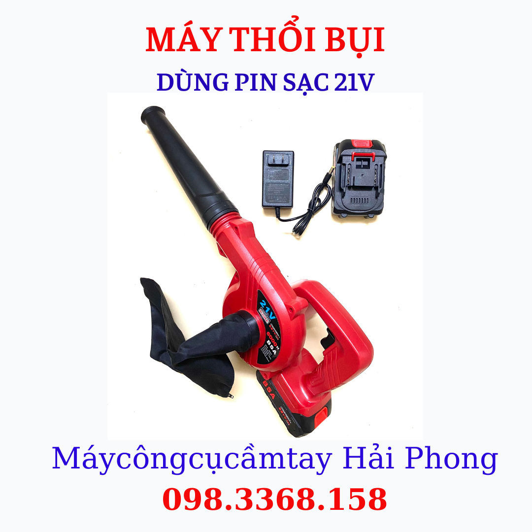 MÁY THỔI BỤI DÙNG PIN 21V - CÓ KÈM PIN ( Cell LITHIUM ENERGY ) / CORDLESS BLOWER