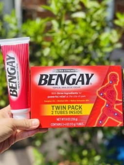 Kem xoa bóp BENGAY giúp giảm đau hộp 2 tuýp 113g/tuýp của Mỹ