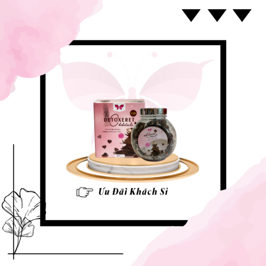 Kẹo Giảm Cân Detoxeret Chokolade (5h)