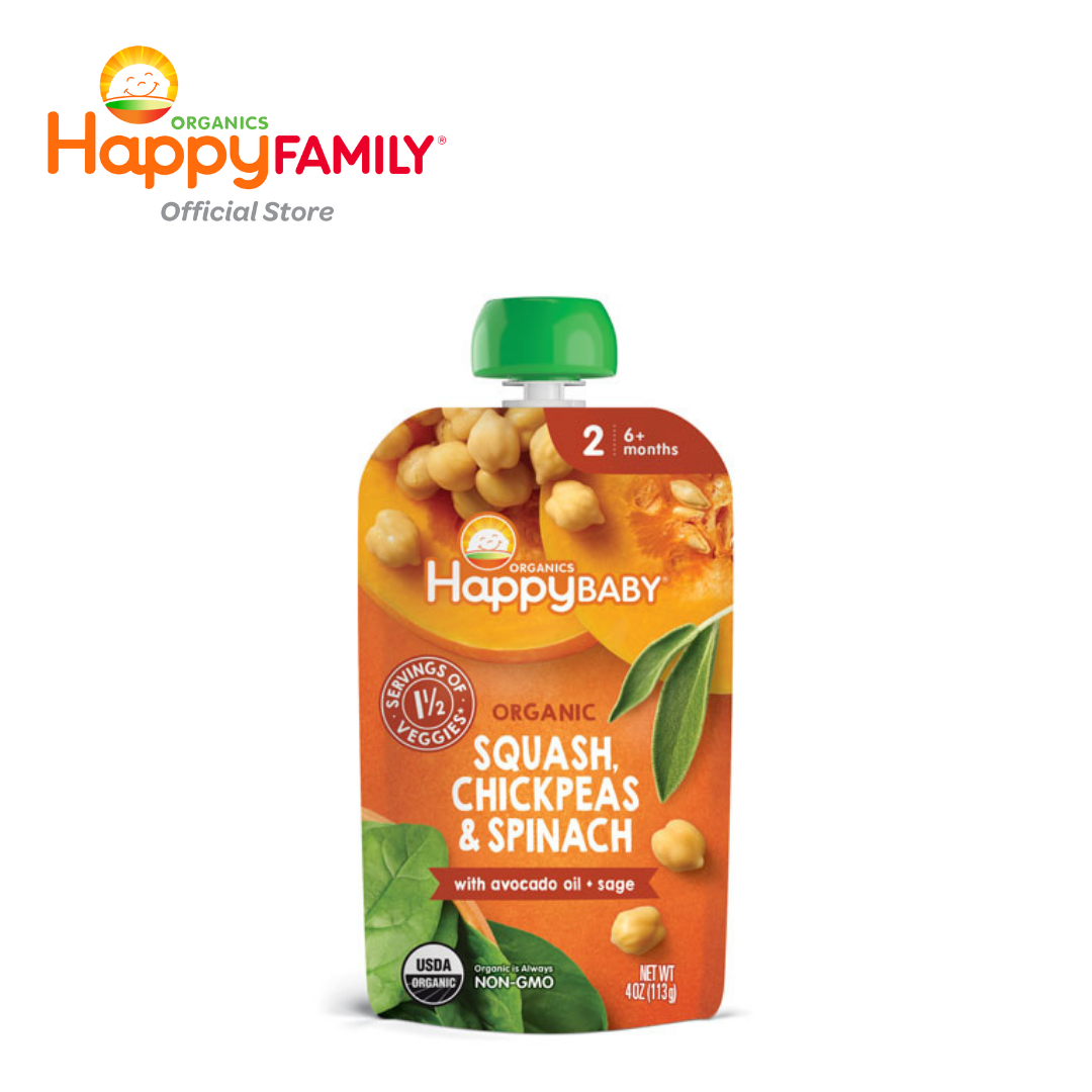 Happybaby Organic Snack Jars Dha+ Milk Powder For Easy Digestion