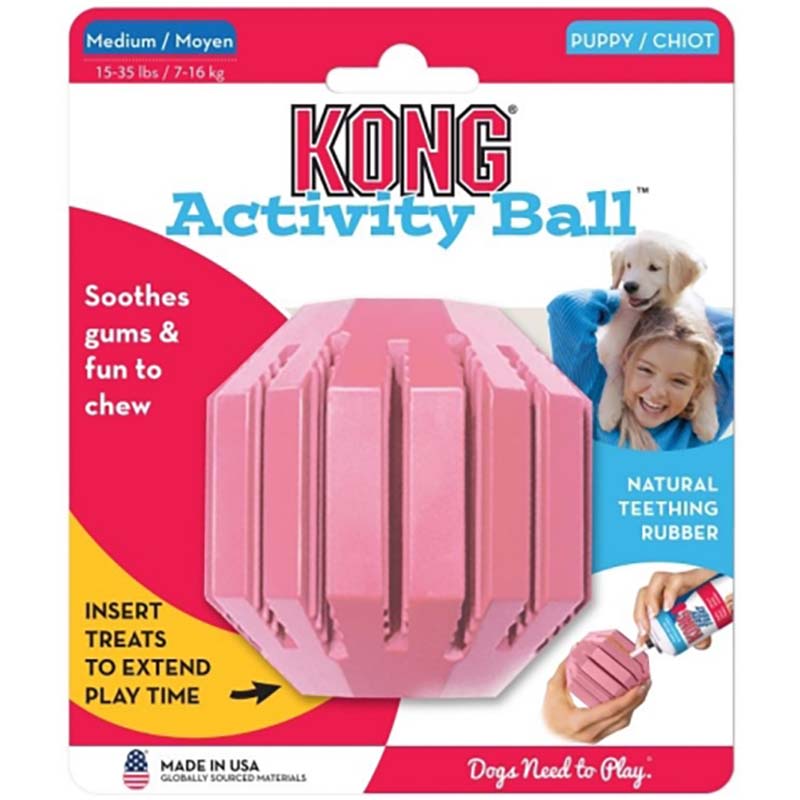 kong puppy activity ball medium