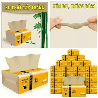 [HCM Combo 5  gói Giấy Ăn Gấu Trúc Siêu Dai KHÔNG CHẤT TẨY  Giấy gấu trúc khăn giấy gấu trúc