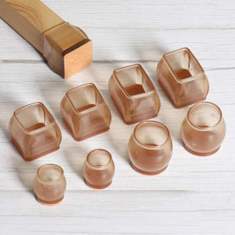 Bộ 4 bọc chân bàn ghế silicon dày chống trơn trượt - Bee Boy