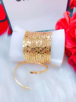 Vòng Ximen Mạ Vàng 18k 7 Chiếc  Có Khóa - GiviShop - XM270967 - [ Chất liêu bạc pha, cam kết không đen không dị ứng ] - ximen bạc ý, ximen vay tien, ximen pnj, ximen bạch kim, ximen đẹp, ximena gia re, ximen bạc cho bé, bộ ximen vàng 18k