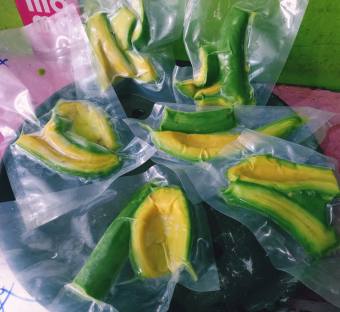 Bơ 034 / bơ booth đông lạnh túi nhỏ -Frozen Avocado -1kg - Trái Cây Cười