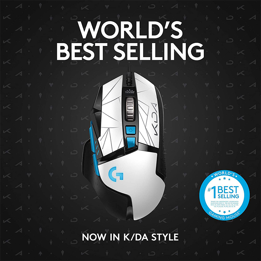 Chuột logitech g502 hero kda