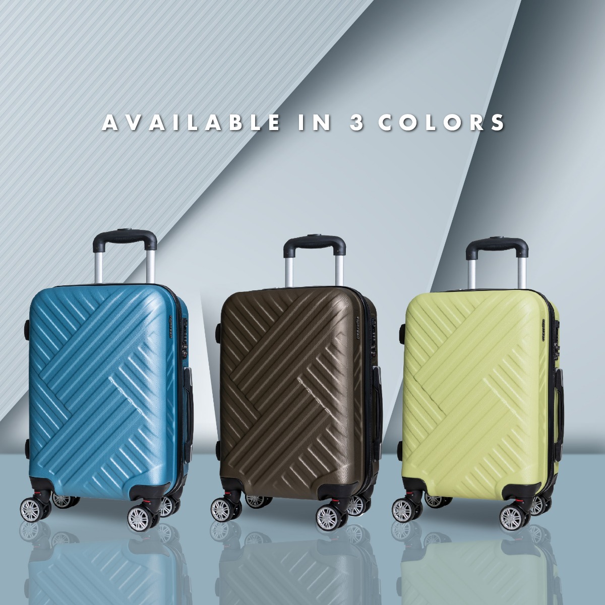 URBANlite WEAVE  2 in 1 (24"+28") 360° 8-Wheel Spinner | TSA Lock I Expandable |Hard Case Luggage-ULH 22911
