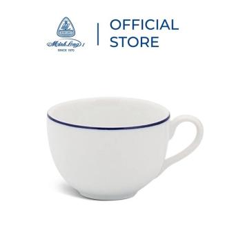 tách uống trà sứ Minh Long viền xanh dương - tách uống trà sứ Minh Long