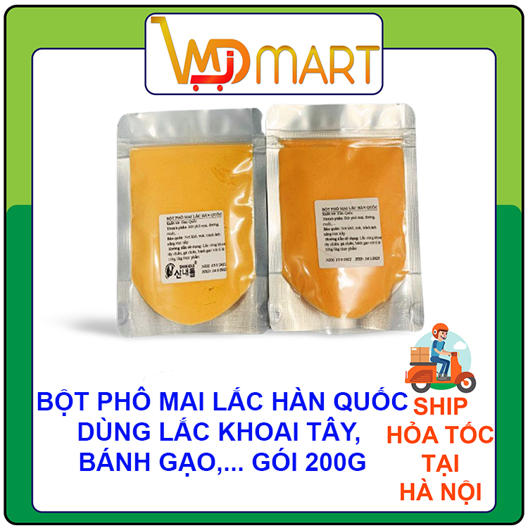 Bột phô mai lắc Hàn quốc 200g ùng lắc khoai tây, bánh gạo,...